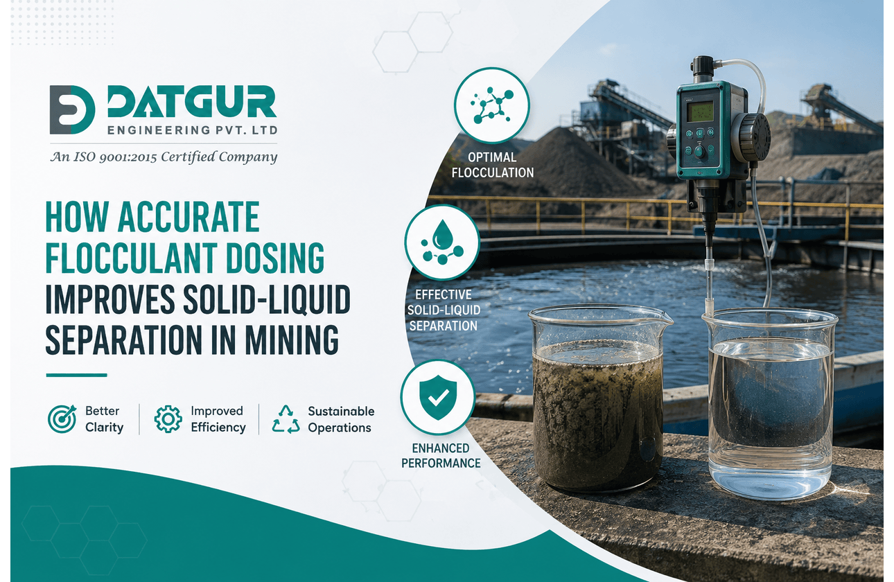 How Accurate Flocculant Dosing Improves Solid-Liquid Separation in Mining